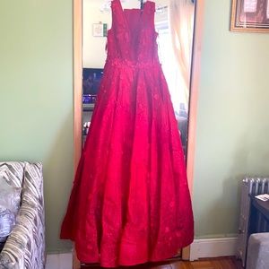 Brand new LARA red evening gown, size 4 US.